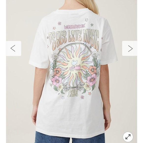 NWT Cotton On The Oversized Graphic License Tee - Picture 3 of 10